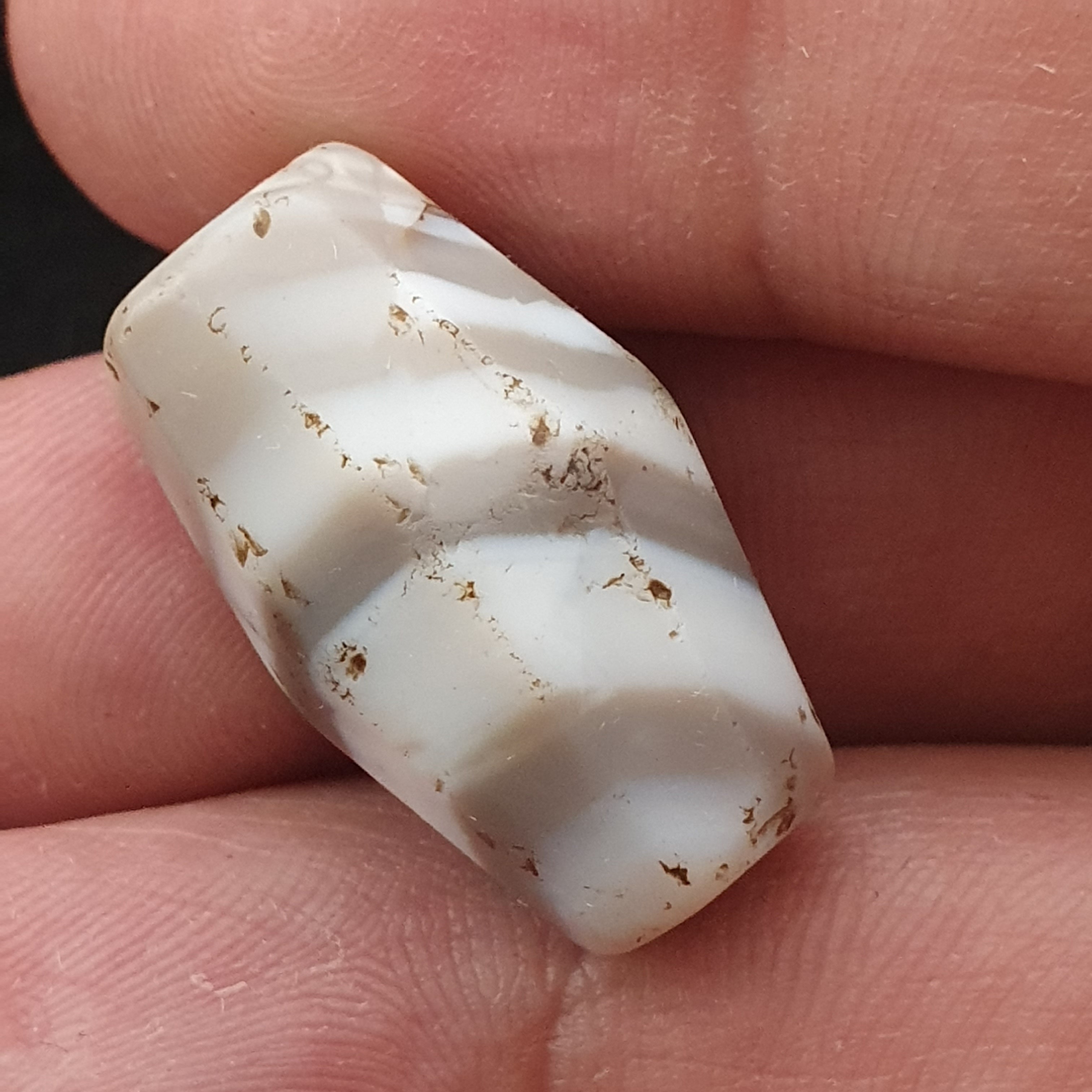 Rare Ancient Suliemani Agate Amulet Natural Striped Pattern