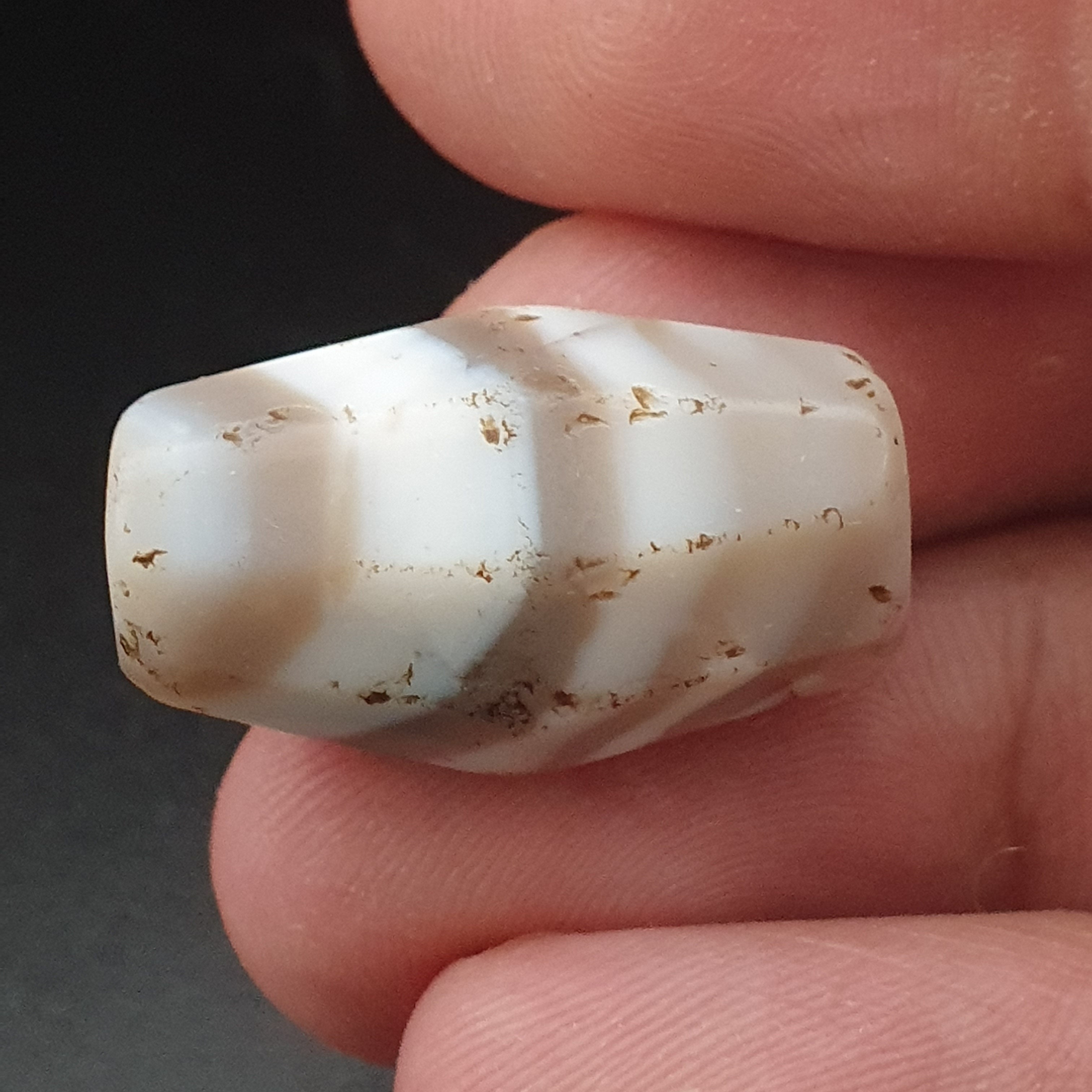 Rare Ancient Suliemani Agate Amulet Natural Striped Pattern