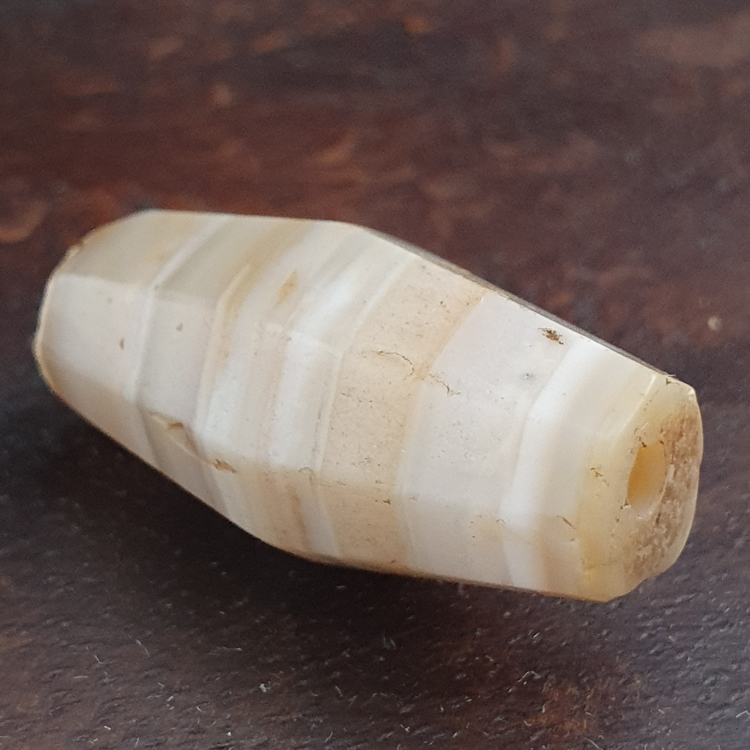 Ancient Yemeni Suliemani Natural Pattern Agate Bead