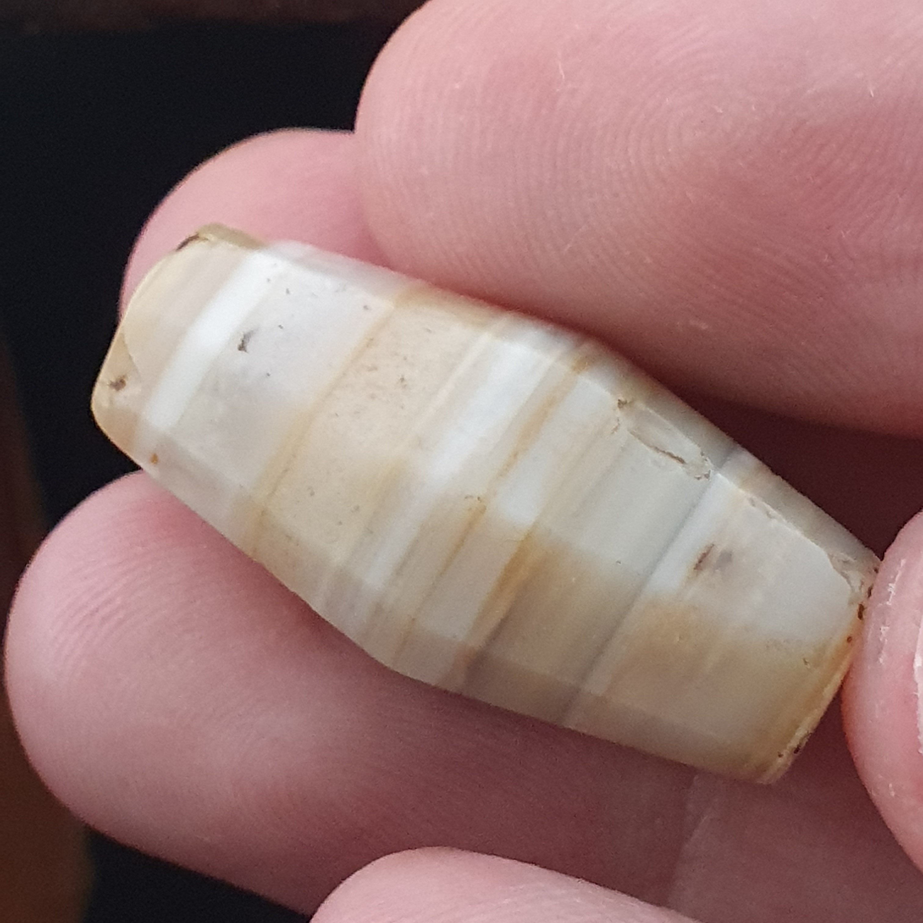 Ancient Yemeni Suliemani Natural Pattern Agate Bead