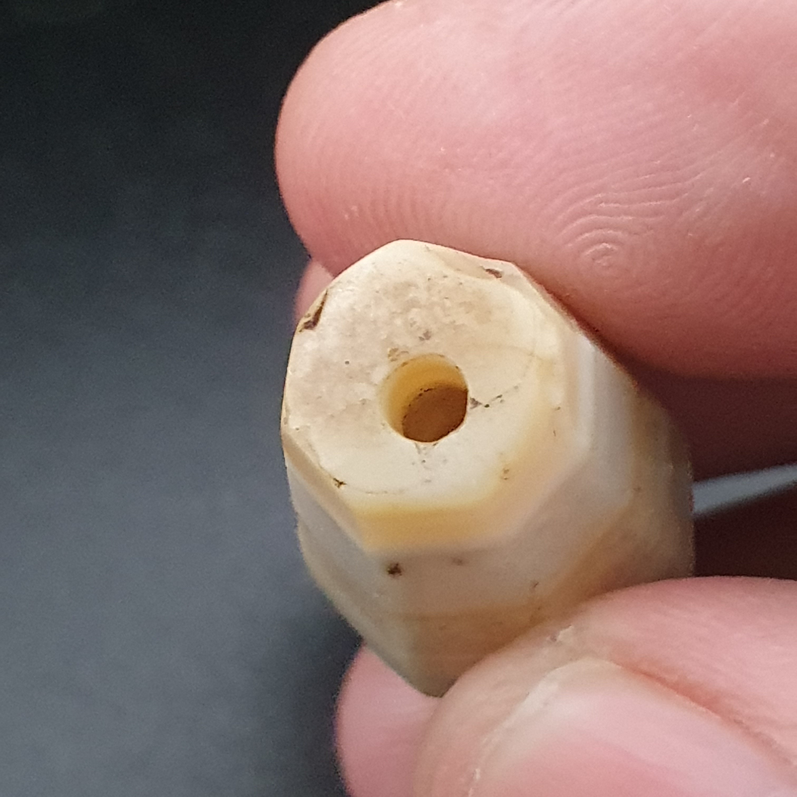 Ancient Yemeni Suliemani Natural Pattern Agate Bead