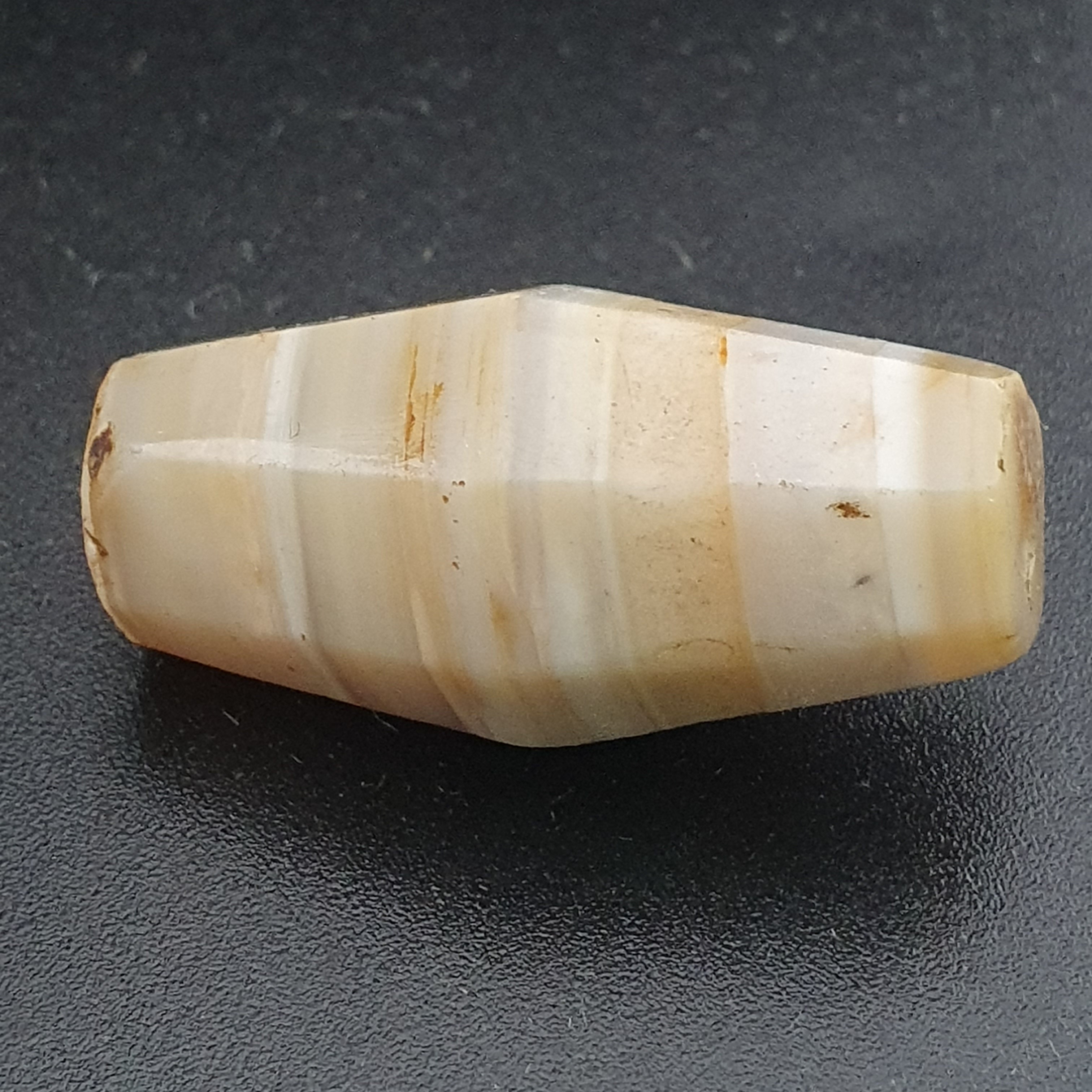 Ancient Yemeni Suliemani Natural Pattern Agate Bead