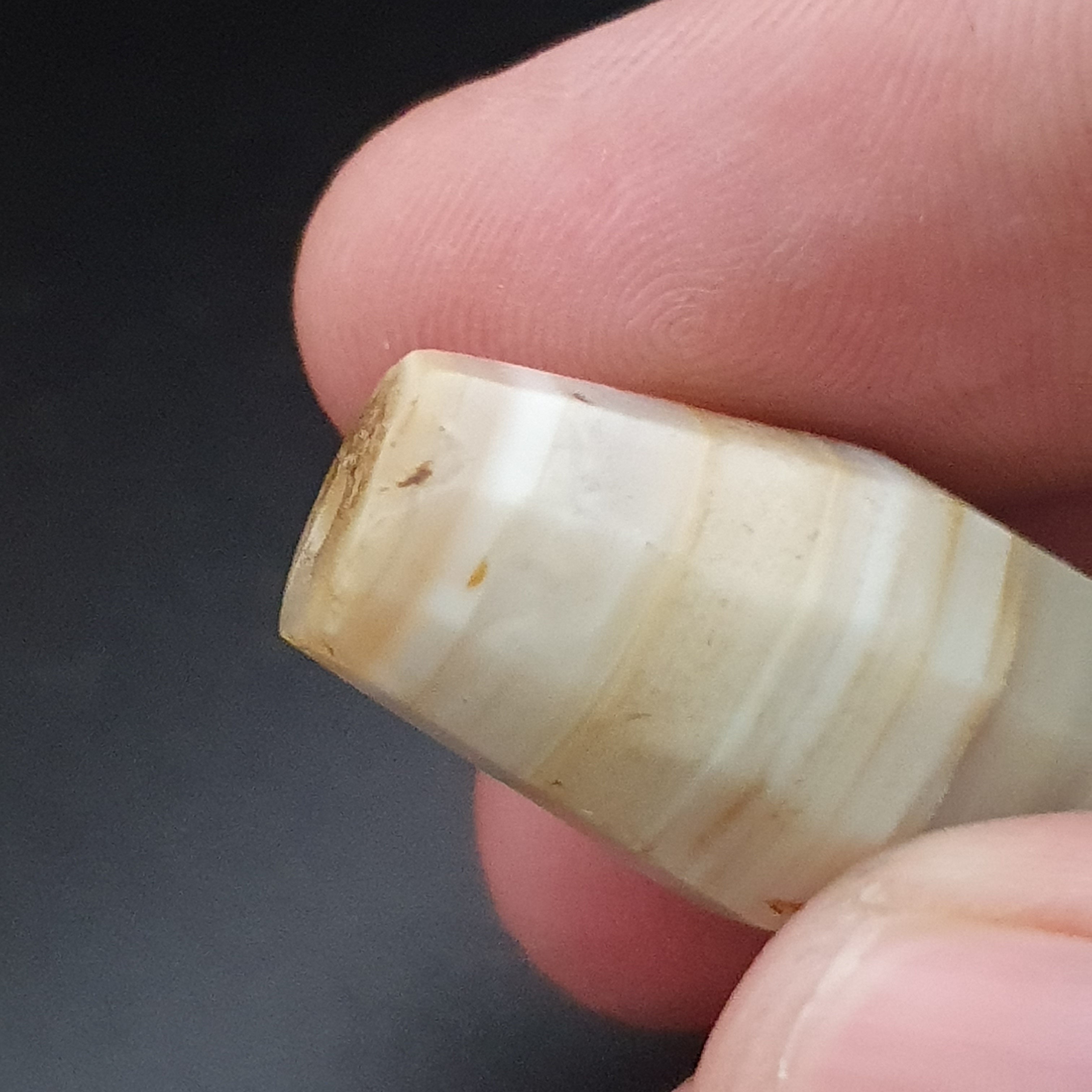 Ancient Yemeni Suliemani Natural Pattern Agate Bead