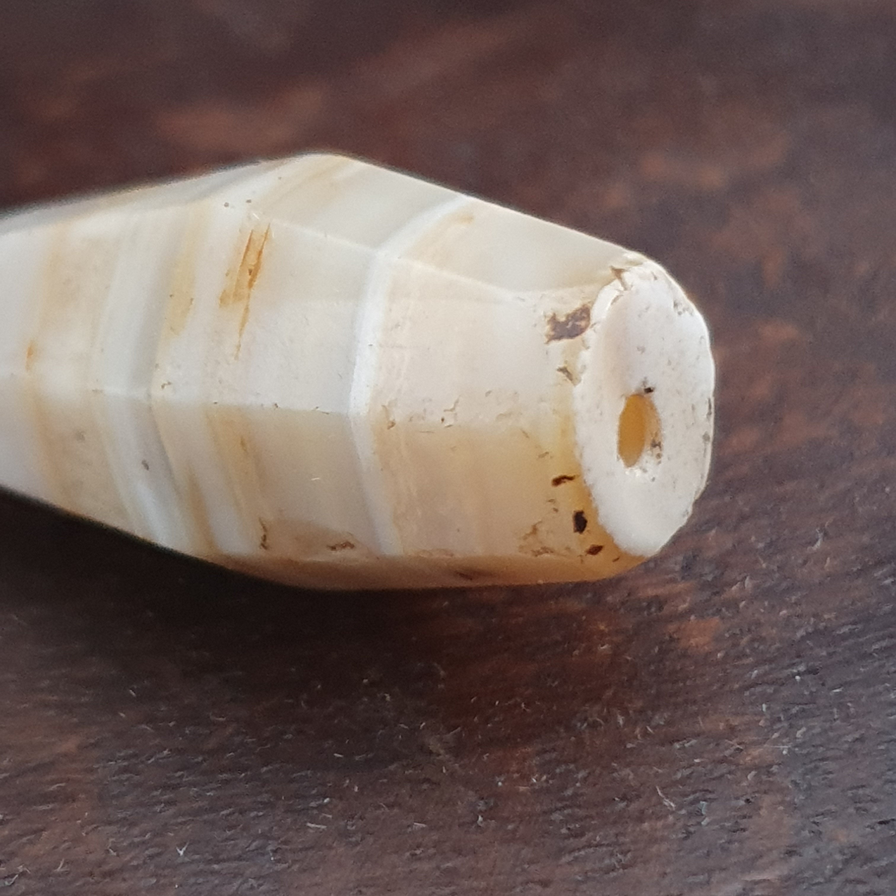 Ancient Yemeni Suliemani Natural Pattern Agate Bead