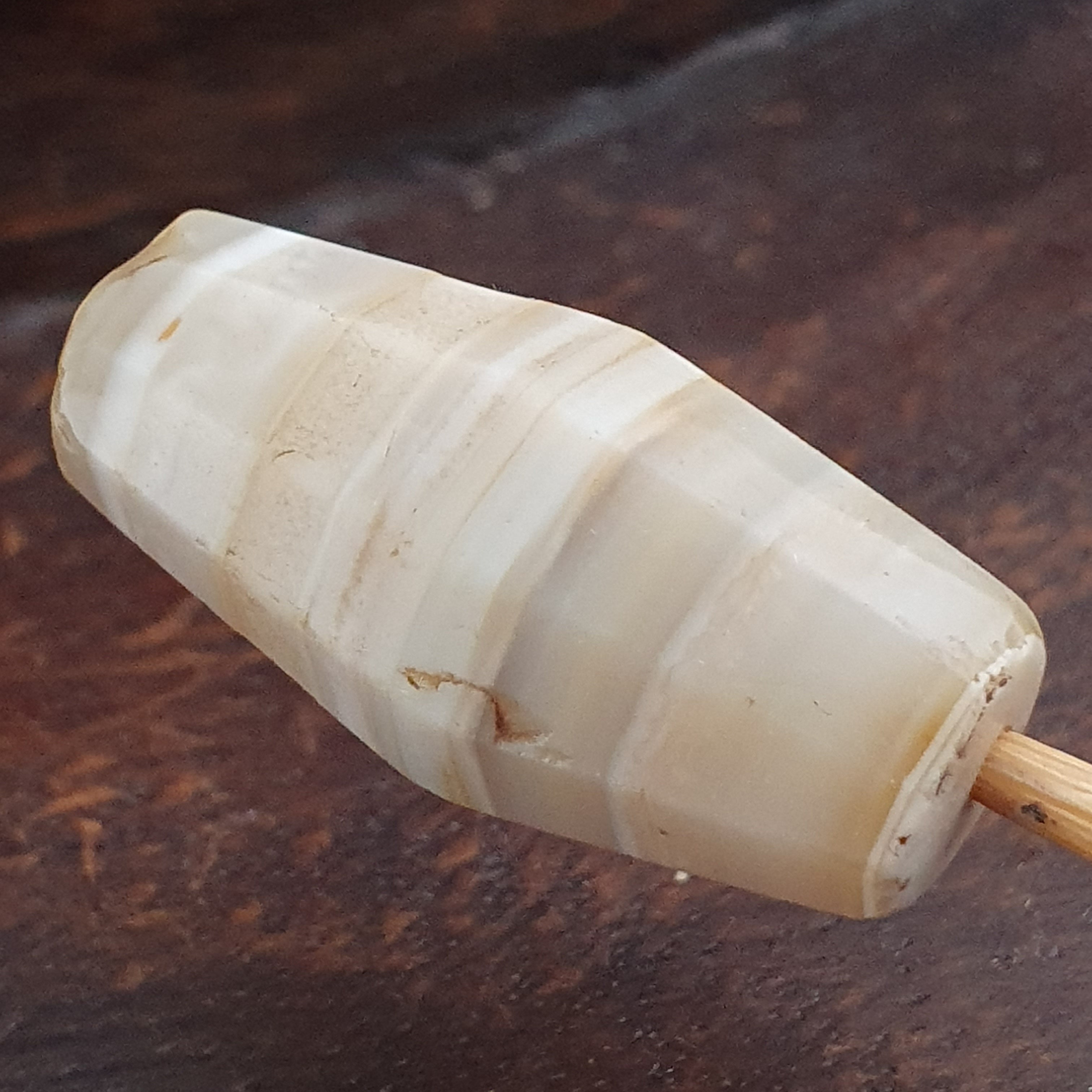 Ancient Yemeni Suliemani Natural Pattern Agate Bead