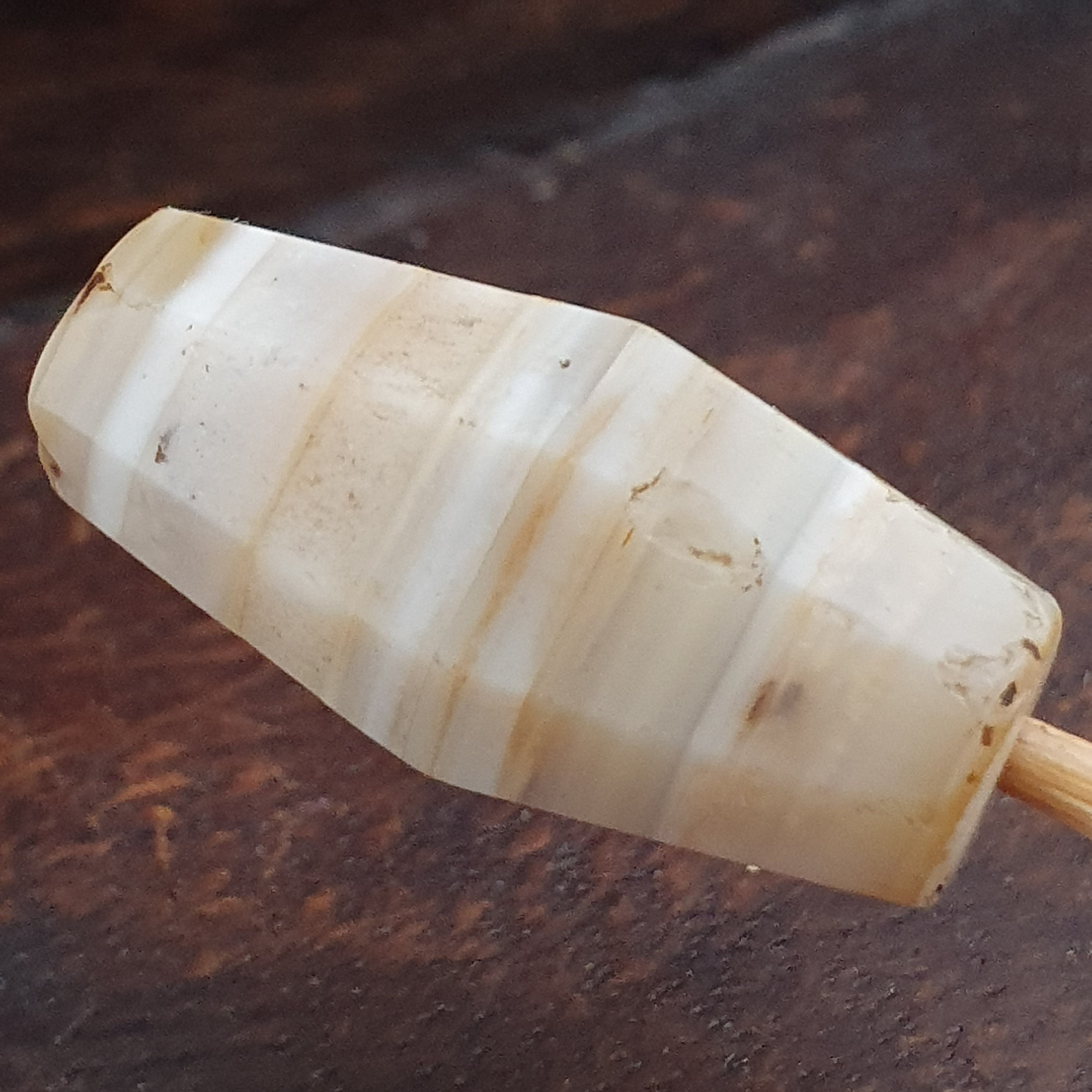 Ancient Yemeni Suliemani Natural Pattern Agate Bead