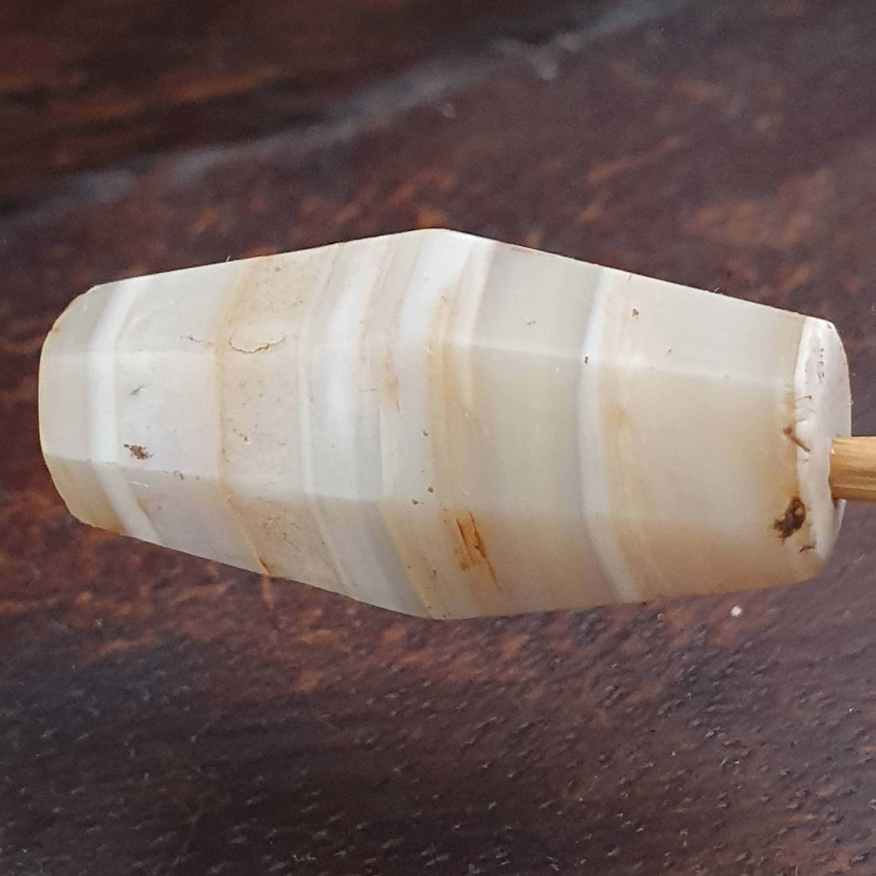 Ancient Yemeni Suliemani Natural Pattern Agate Bead