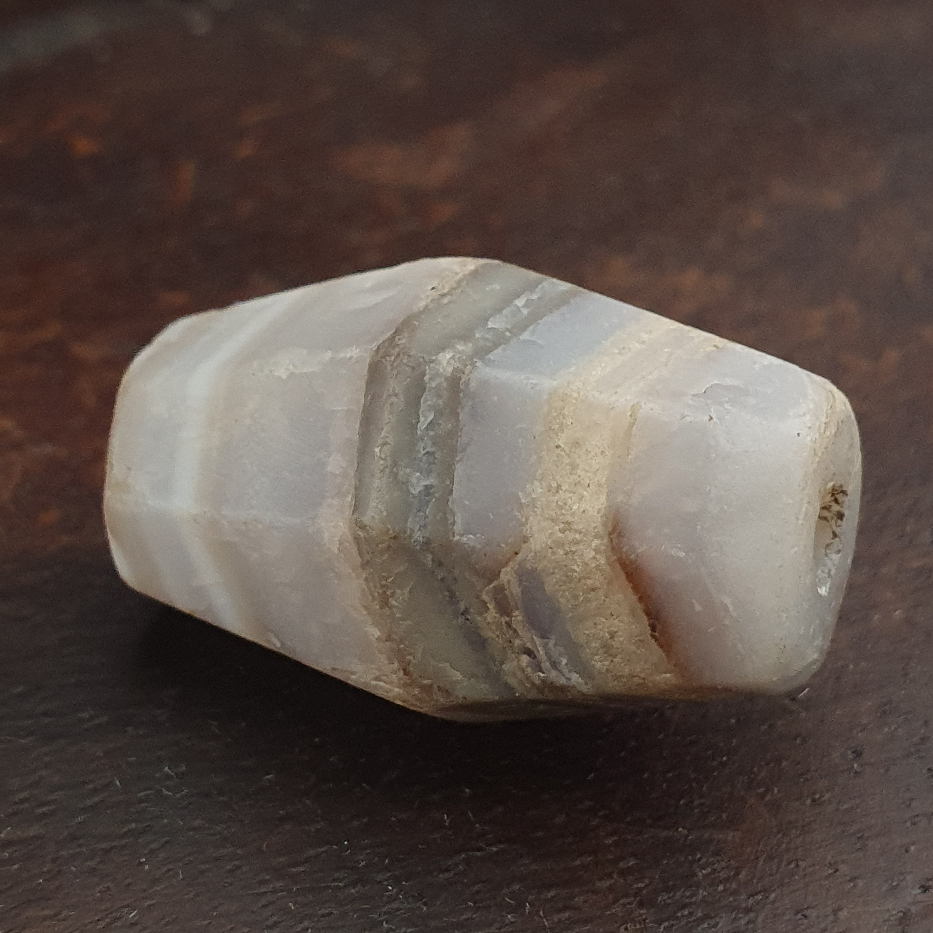 Ancient Rare Natural Stripe Suliemani Agate Bead Amulet