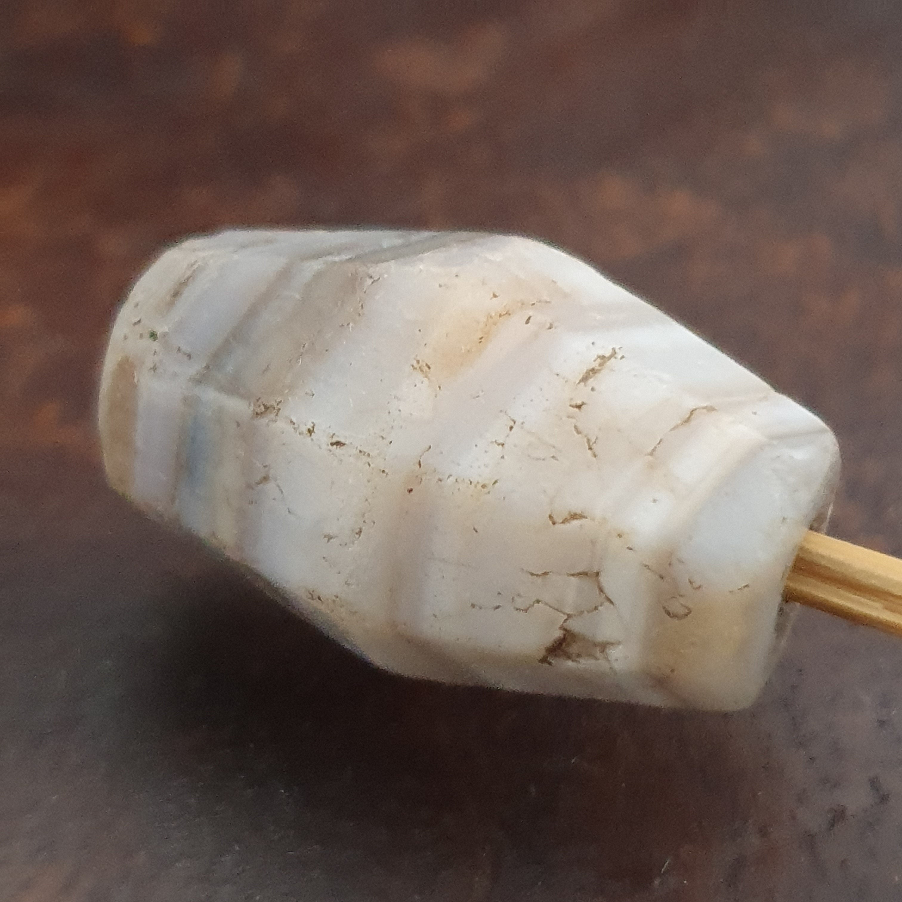 Ancient Rare Natural Stripe Suliemani Agate Bead Amulet