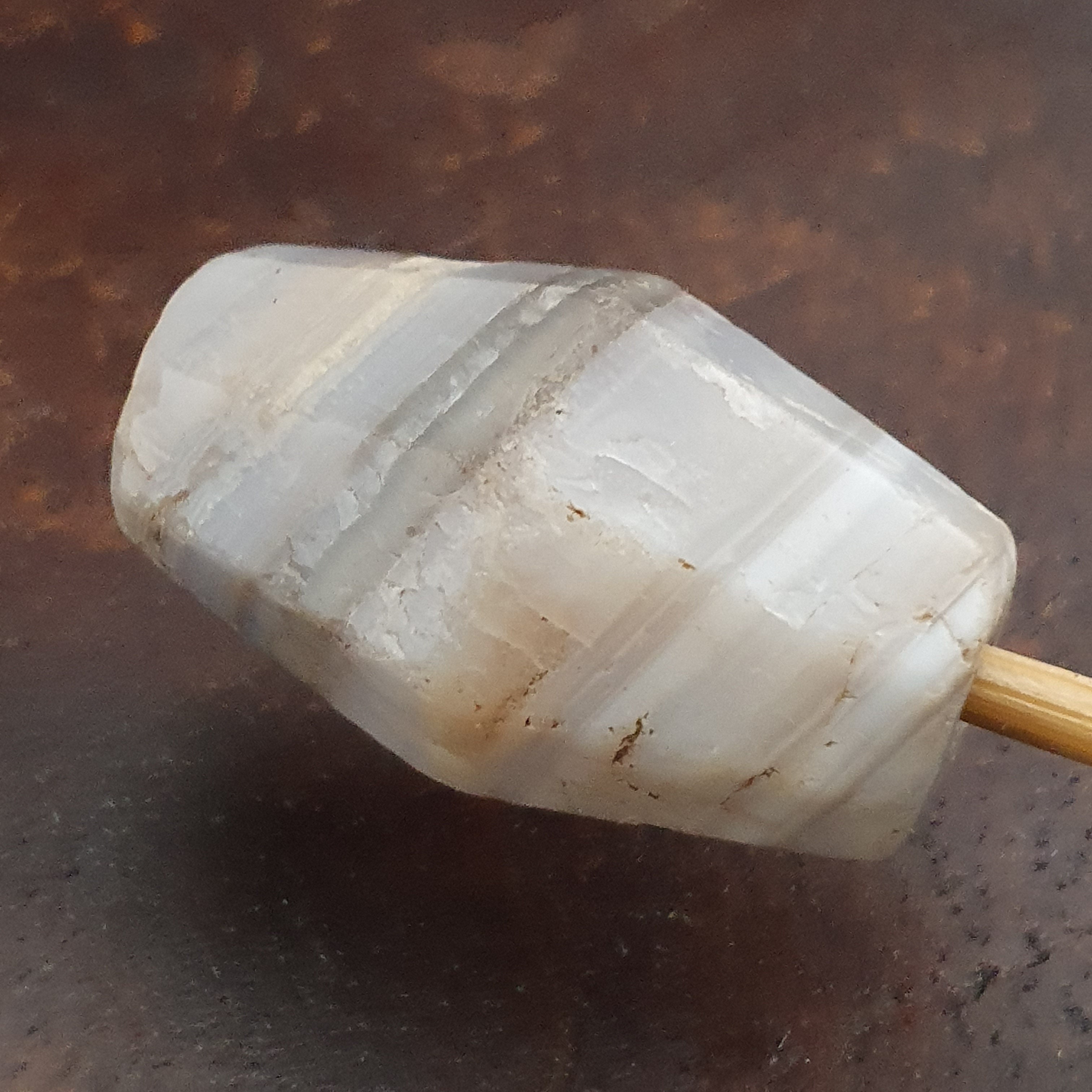 Ancient Rare Natural Stripe Suliemani Agate Bead Amulet