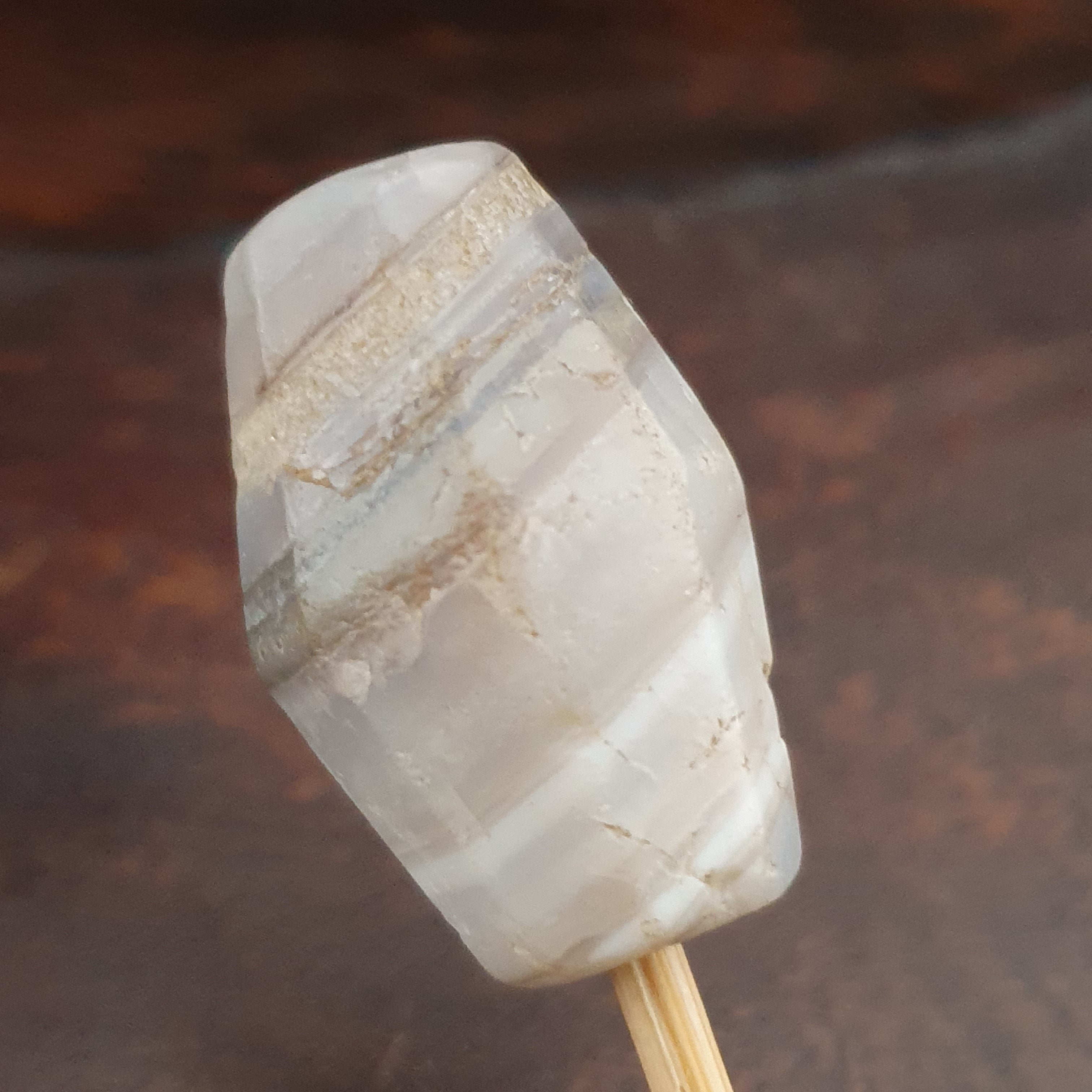 Ancient Rare Natural Stripe Suliemani Agate Bead Amulet