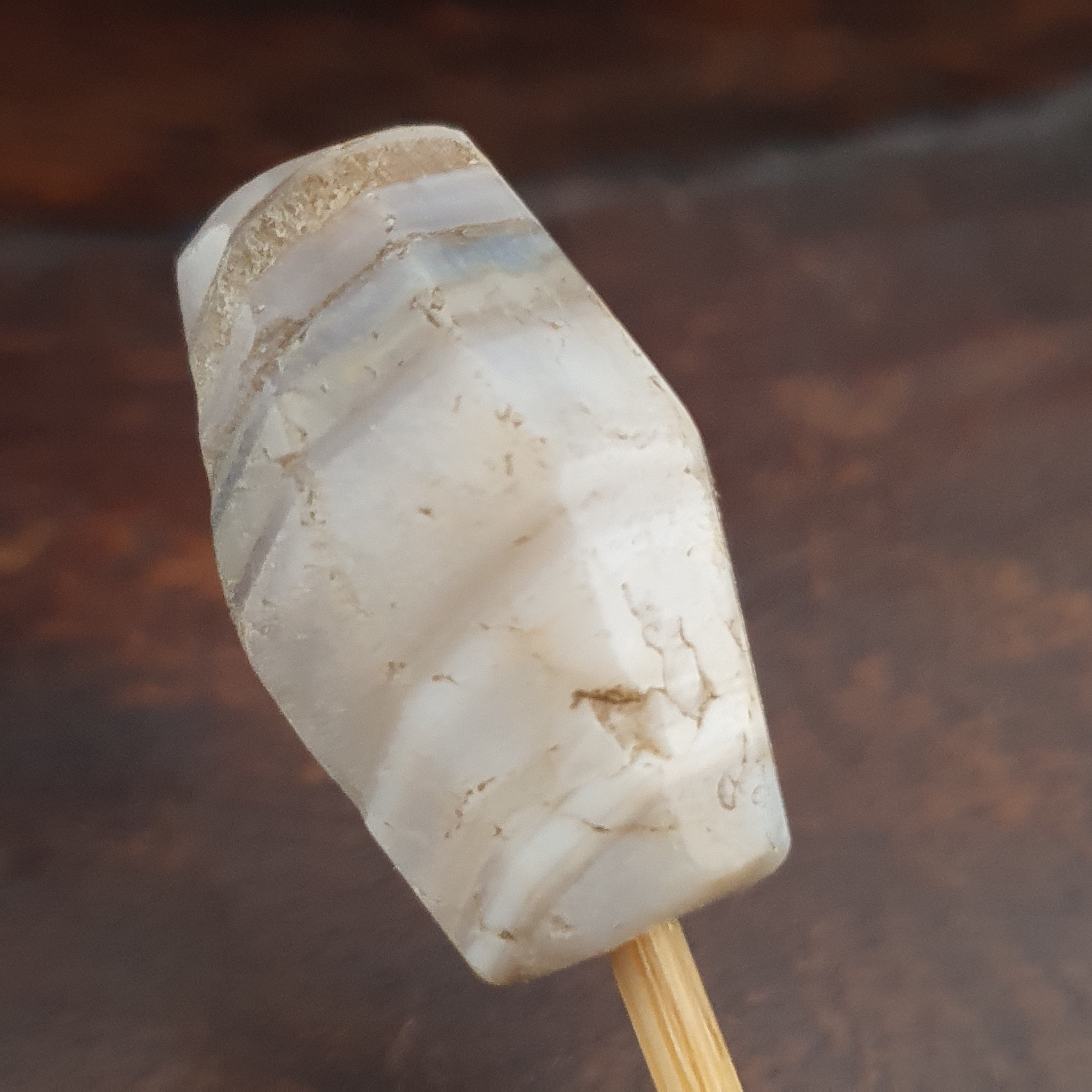 Ancient Rare Natural Stripe Suliemani Agate Bead Amulet