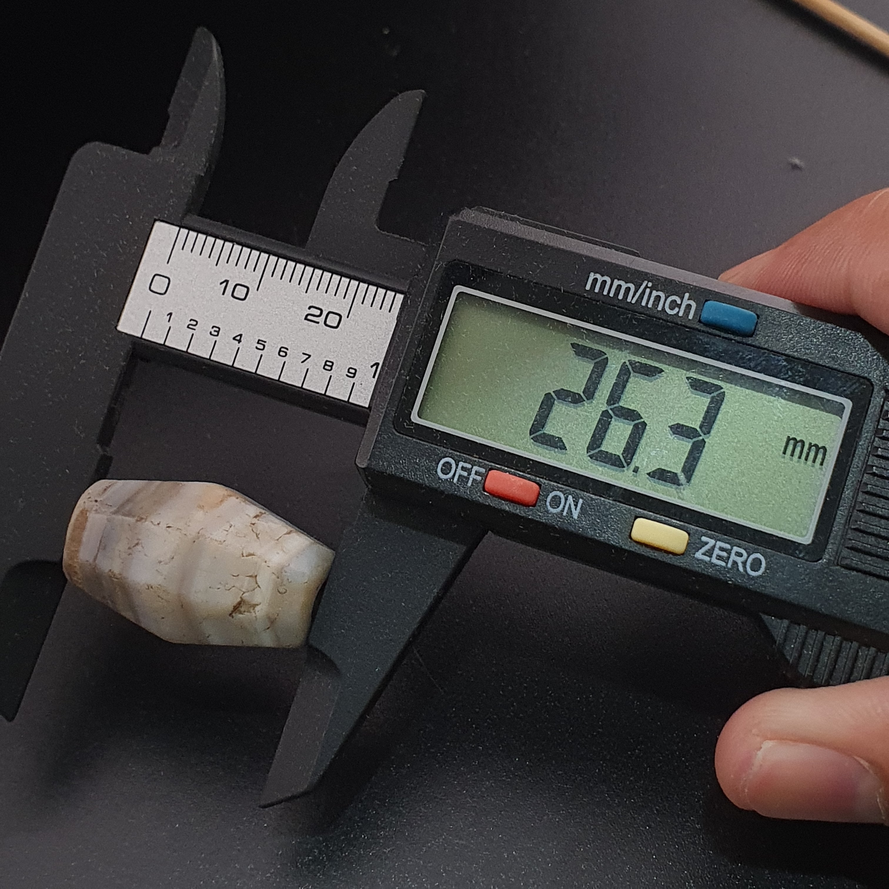 Ancient Rare Natural Stripe Suliemani Agate Bead Amulet