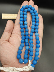 65 PCs RARE and BEAUTIFUL  AFRICAN GLASS TRADE ANTIQUE BEADS 10MM full Strand