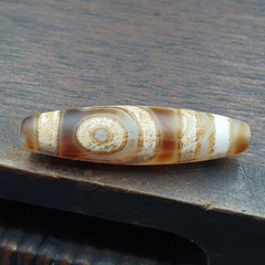 Vintage Eye BEAD Tibetan dzi bead old amulet Agate Tibet gzi pendant
