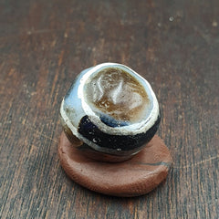 Antique Tibetan Etched Agate Bead: A Rare Gem from the Past 20mm