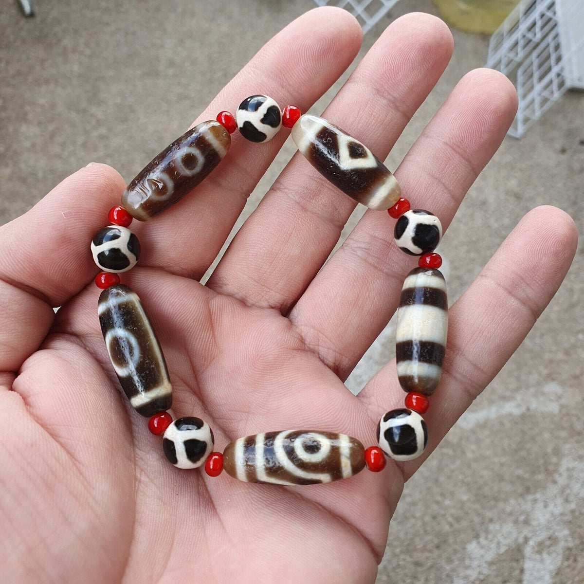 Powerful Health Wealth Protection Tibetan High Quality Agate Dzi Beads