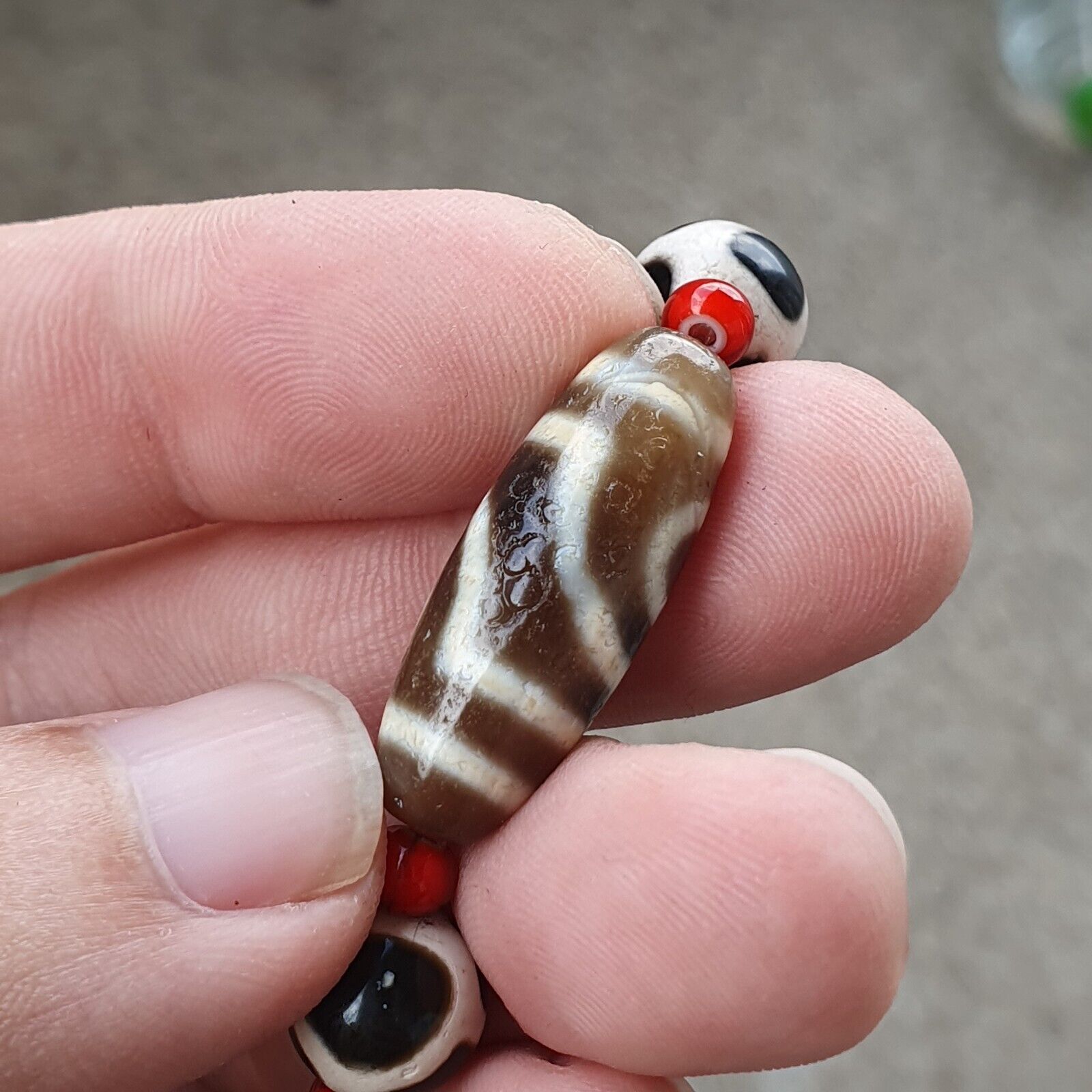 Powerful Health Wealth Protection Tibetan High Quality Agate Dzi Beads