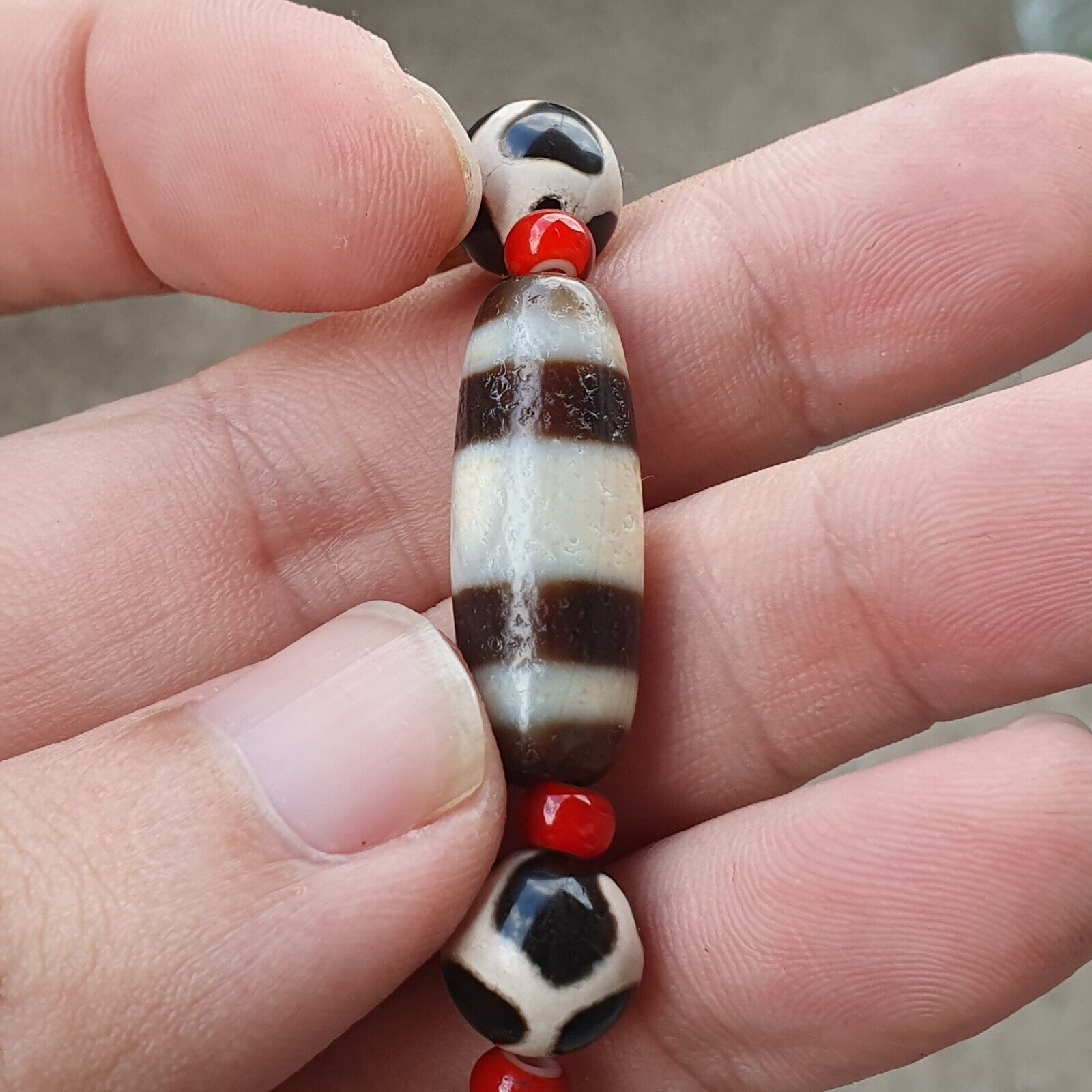 Powerful Health Wealth Protection Tibetan High Quality Agate Dzi Beads
