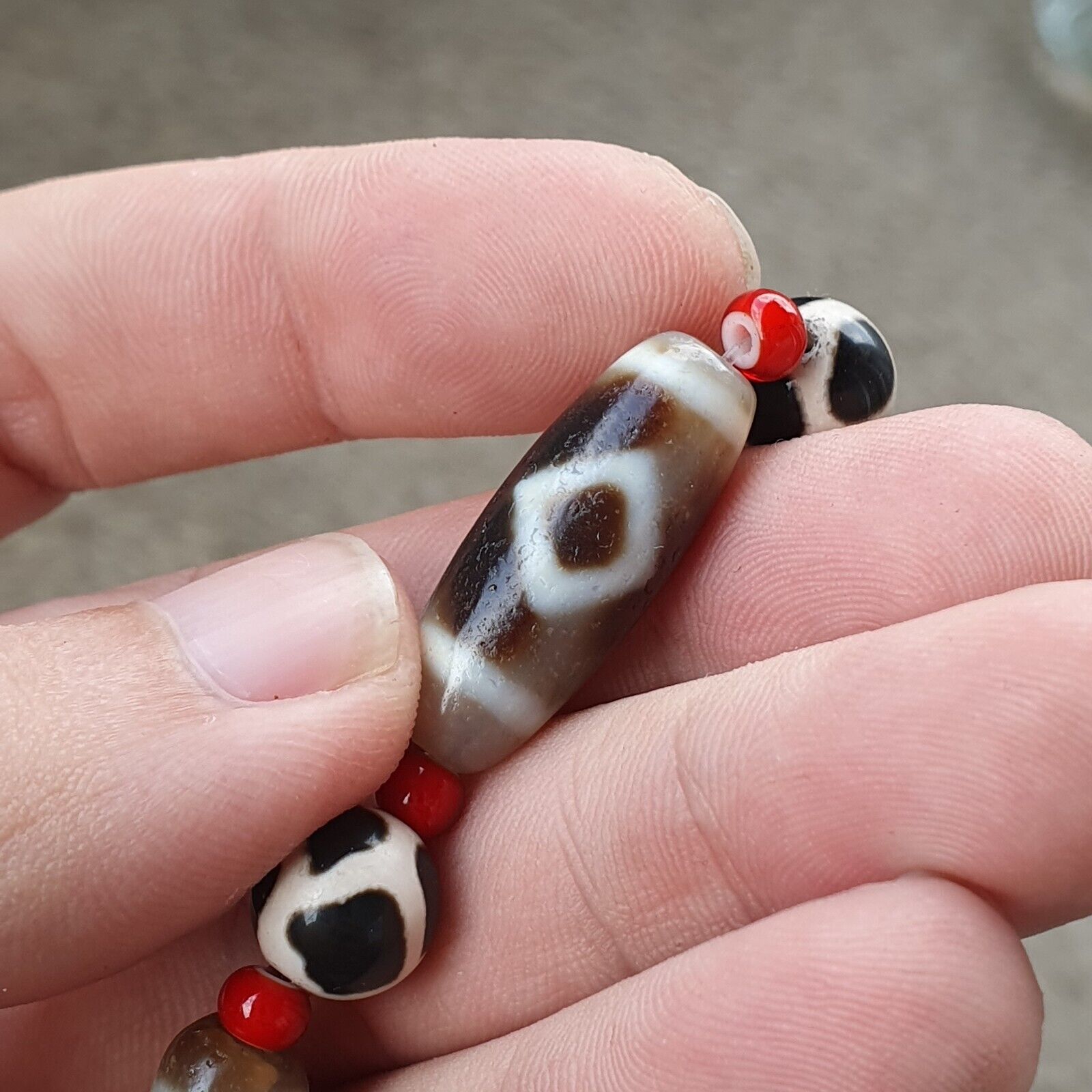 Powerful Health Wealth Protection Tibetan High Quality Agate Dzi Beads
