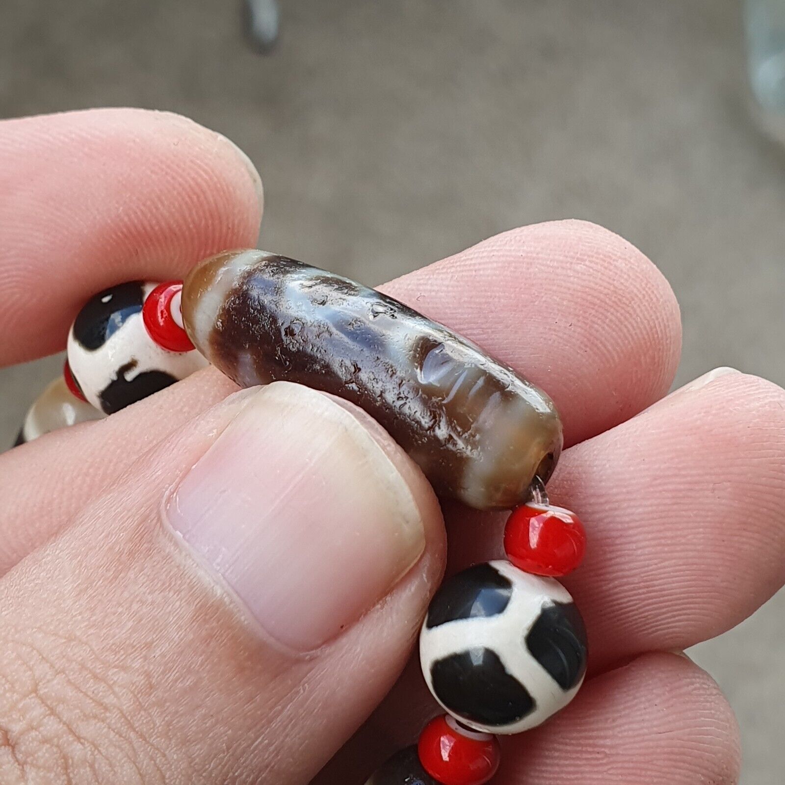 Powerful Health Wealth Protection Tibetan High Quality Agate Dzi Beads
