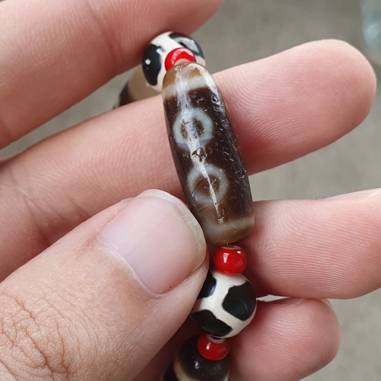 Powerful Health Wealth Protection Tibetan High Quality Agate Dzi Beads