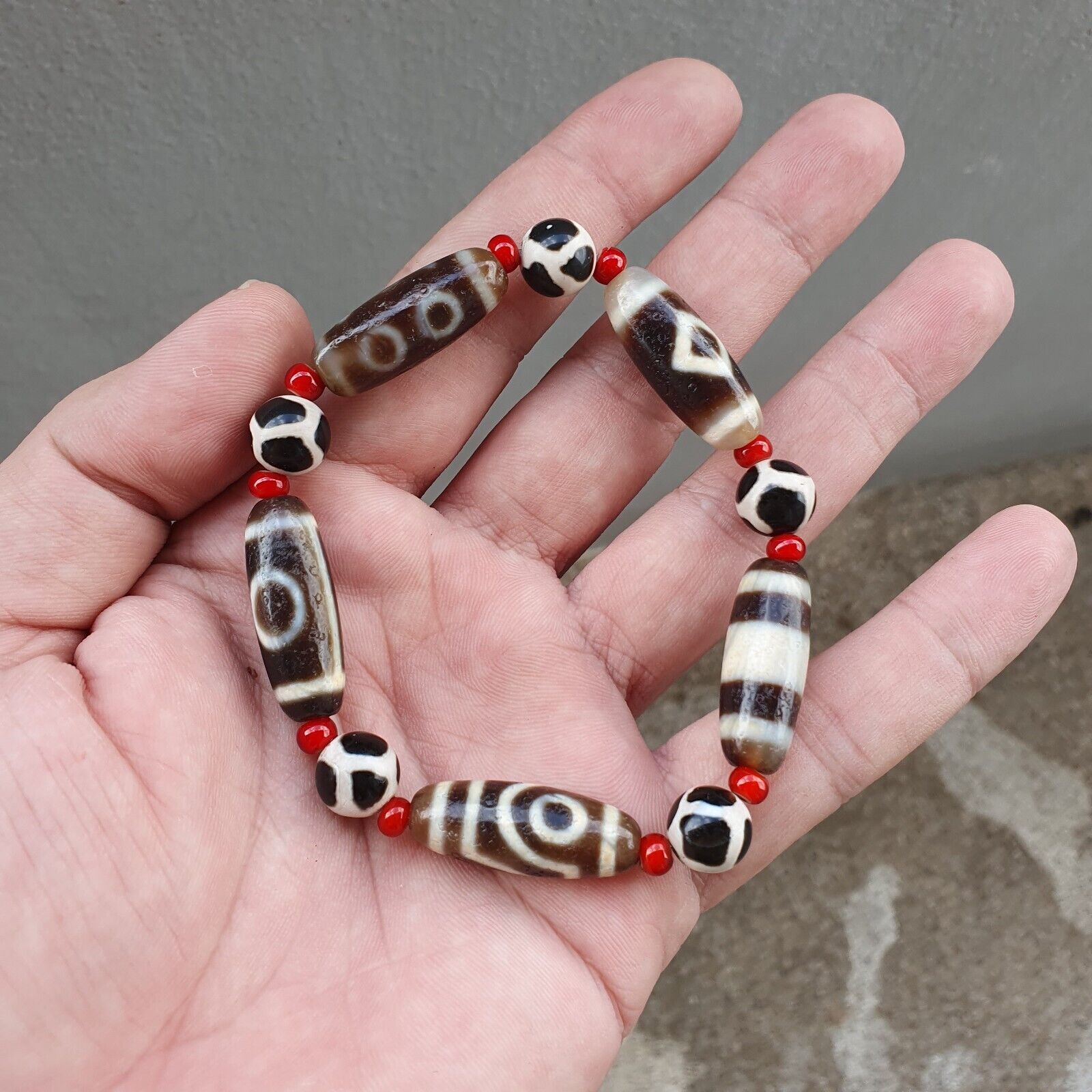 Powerful Health Wealth Protection Tibetan High Quality Agate Dzi Beads