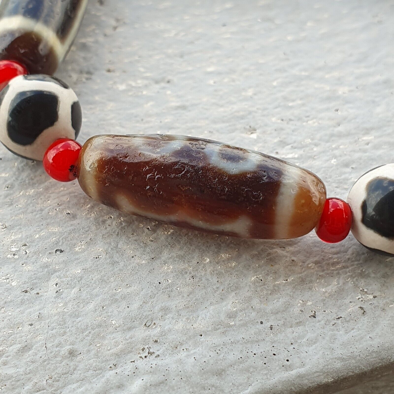 Powerful Health Wealth Protection Tibetan High Quality Agate Dzi Beads