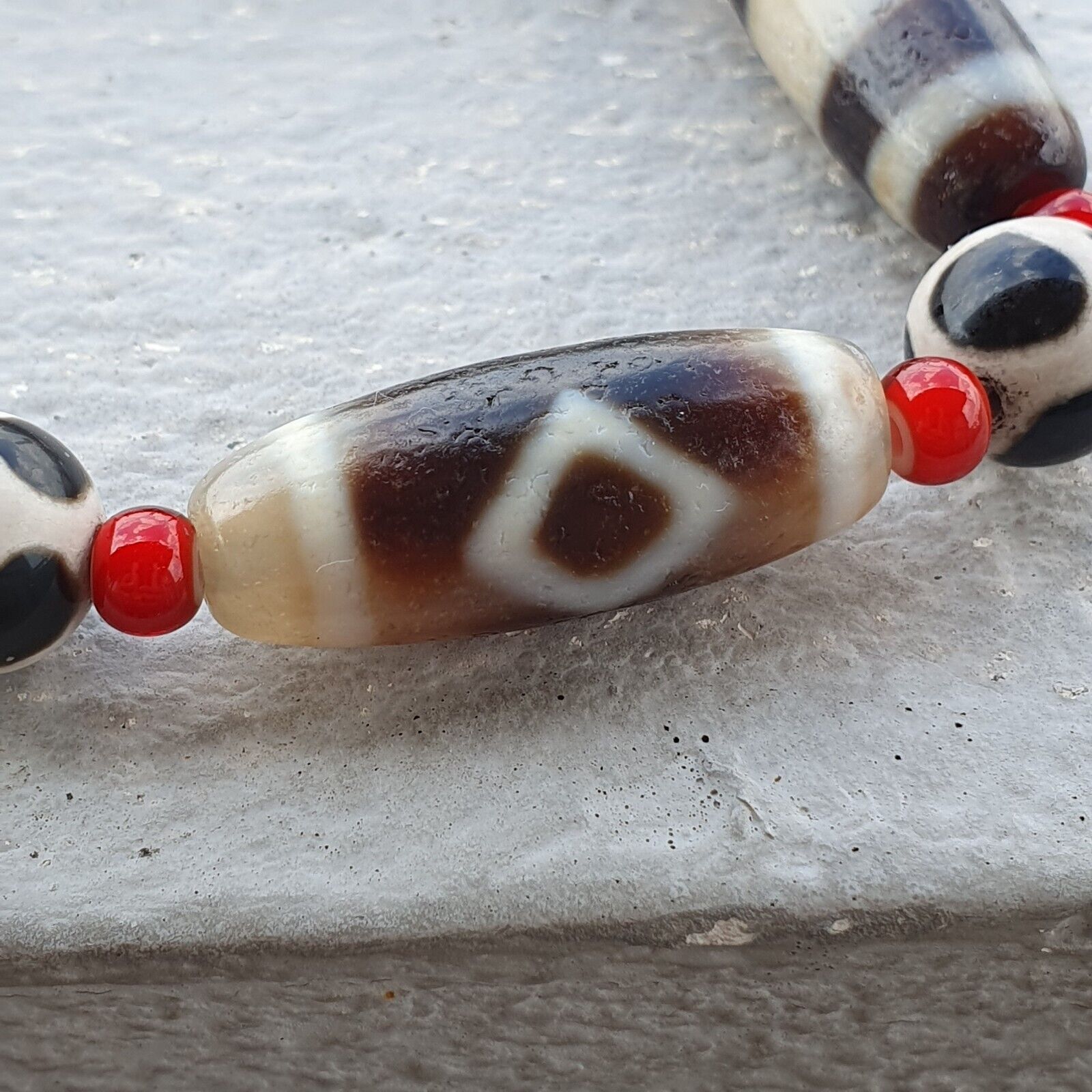 Powerful Health Wealth Protection Tibetan High Quality Agate Dzi Beads