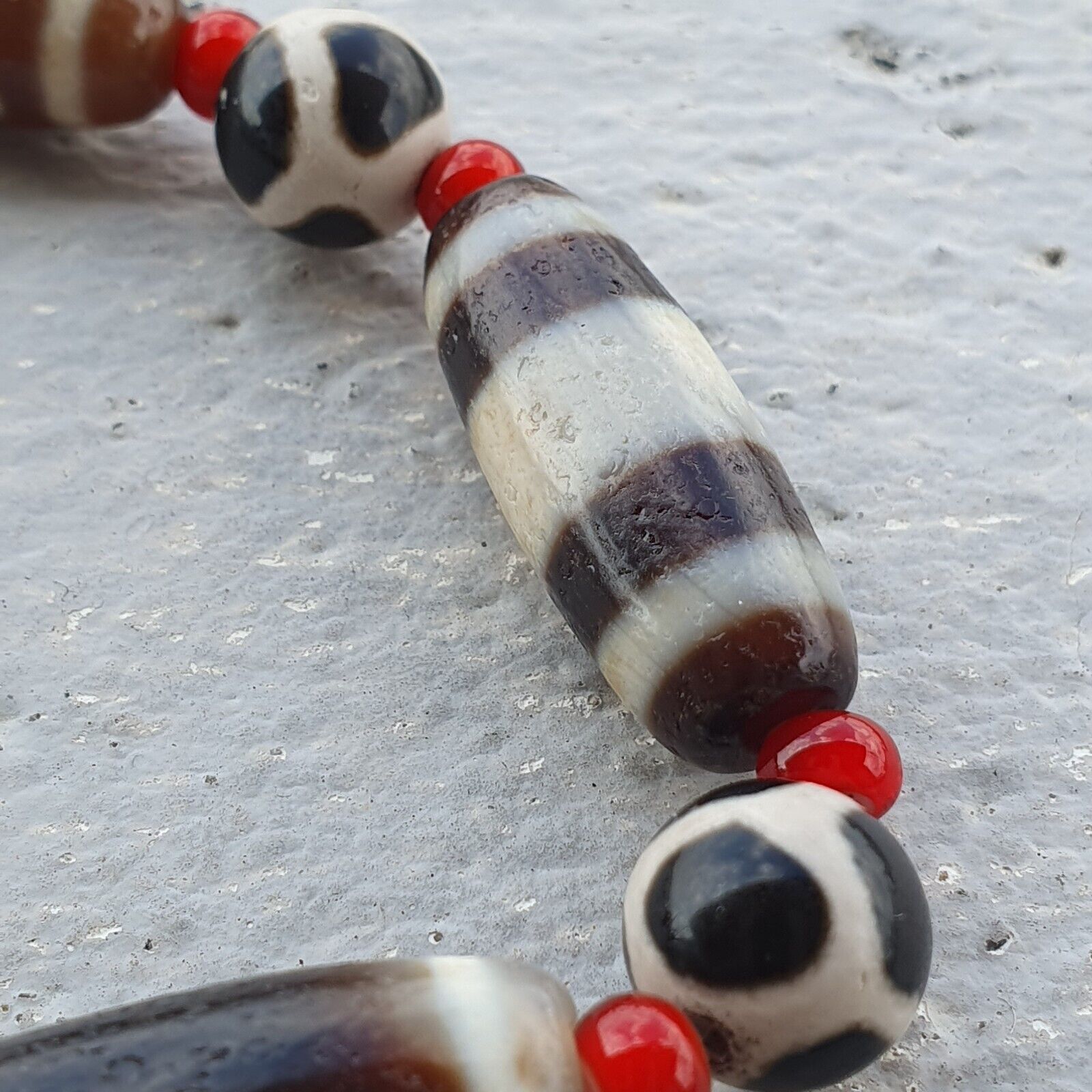 Powerful Health Wealth Protection Tibetan High Quality Agate Dzi Beads