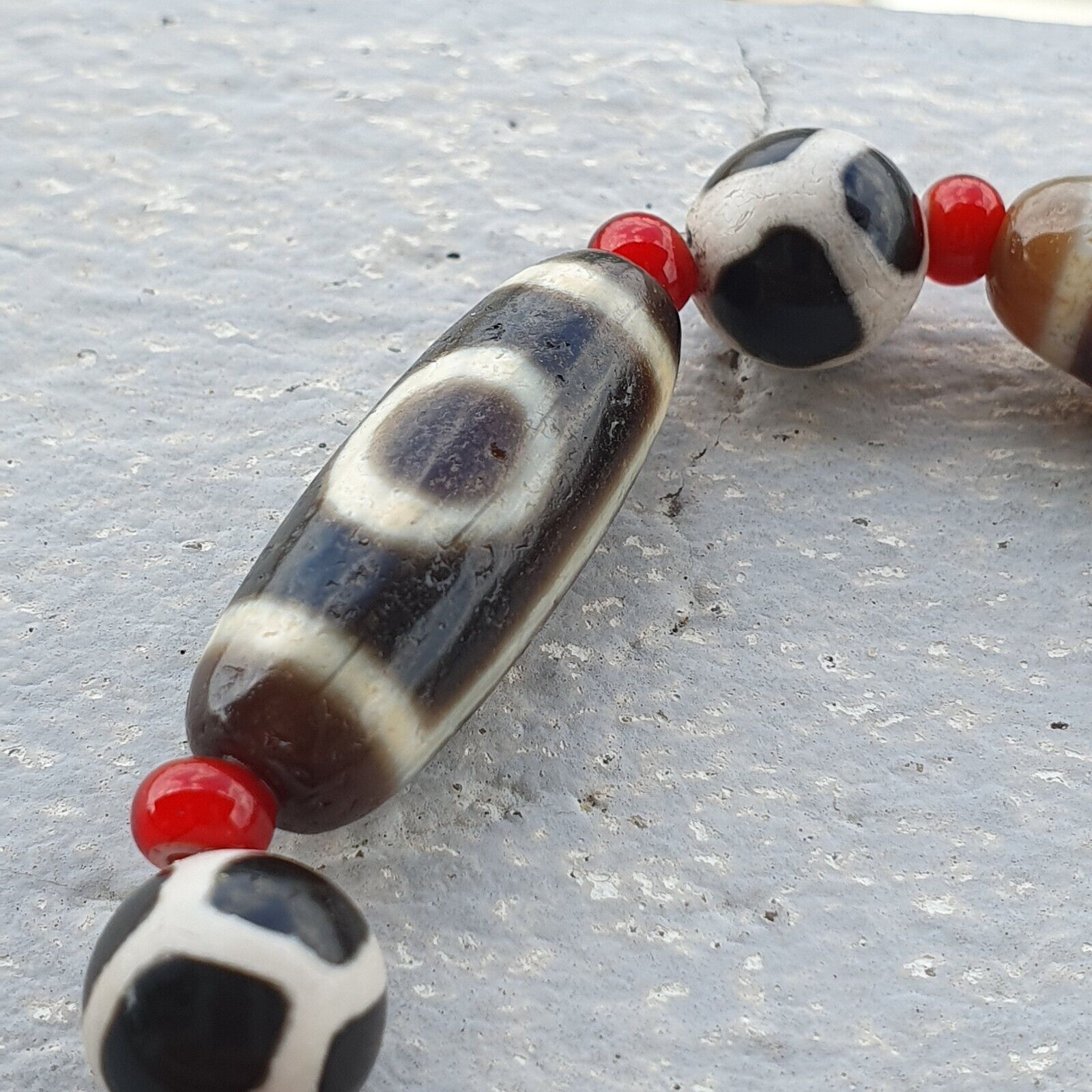 Powerful Health Wealth Protection Tibetan High Quality Agate Dzi Beads