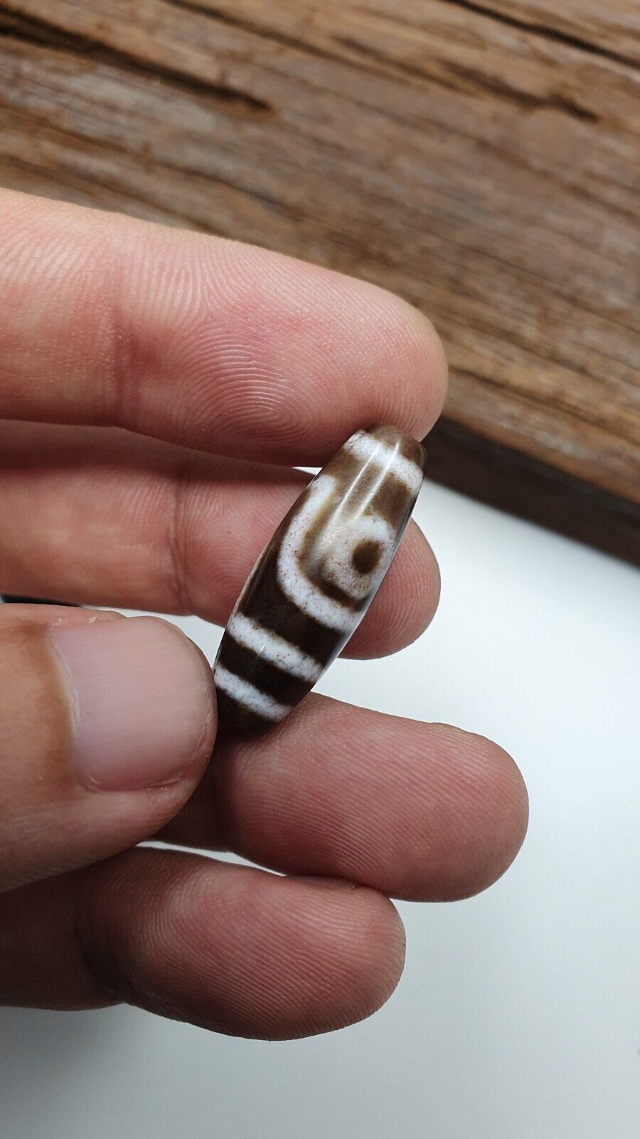 Eye Bead Tibetan dzi bead old amulet Agate Tibet gzi pendant