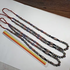 Venetian Style Skunk Wedding cake Aventurine beads beaded Necklace