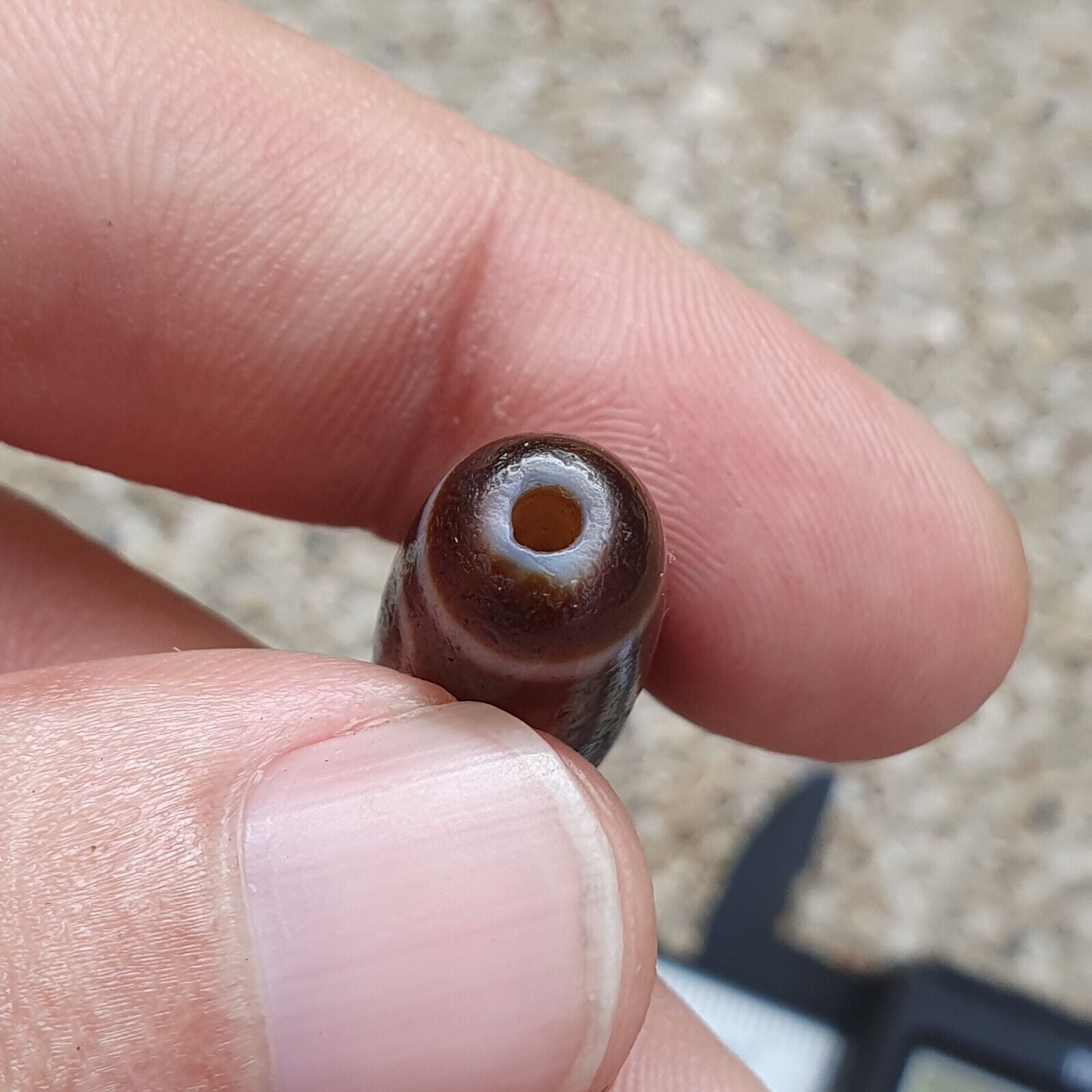 Powerfull Bead INDO TIBETAN Himalayan Agate bead Amulet Dzi