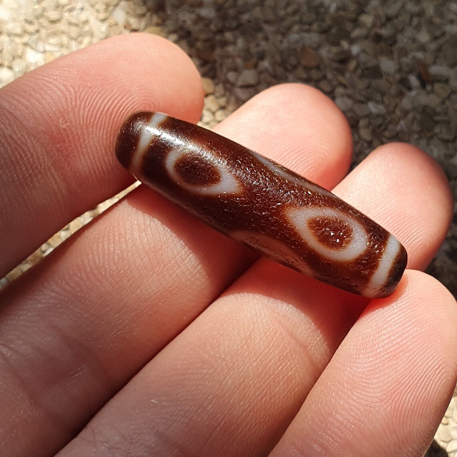 Powerfull Bead INDO TIBETAN Himalayan Agate bead Amulet Dzi