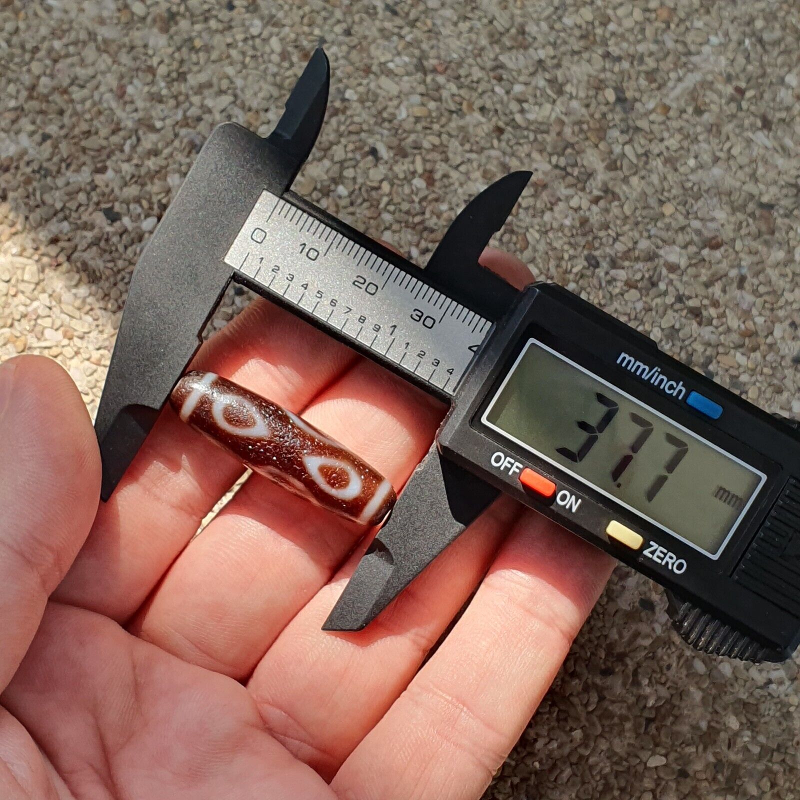 Powerfull Bead INDO TIBETAN Himalayan Agate bead Amulet Dzi