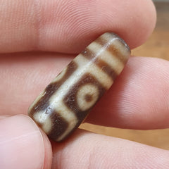 Antique Himalayan Indo Tibetan Agate Dzi Bead Amulet #TBC-3