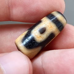 Antique Himalayan Indo Tibetan Agate Dzi Bead Amulet #TBC-6