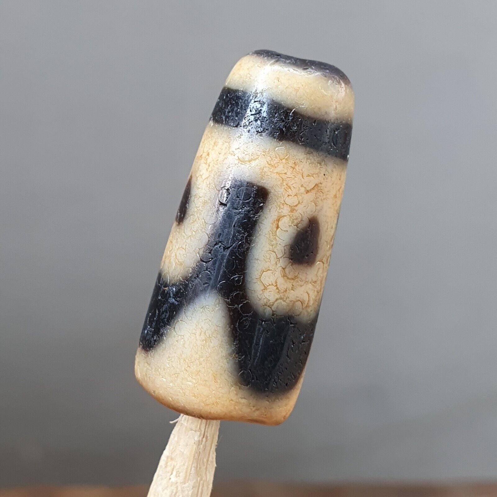 Antique Himalayan Indo Tibetan Agate Dzi Bead Amulet #TBC-6