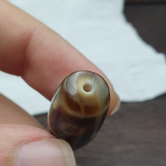 Beautiful Tibetan 6 Eyes Agate stone HQ Very rare Dzi Bead Amulet