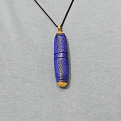 Rare Top Quality Lapis Lazuli Stone Pendent Amulet  Necklace