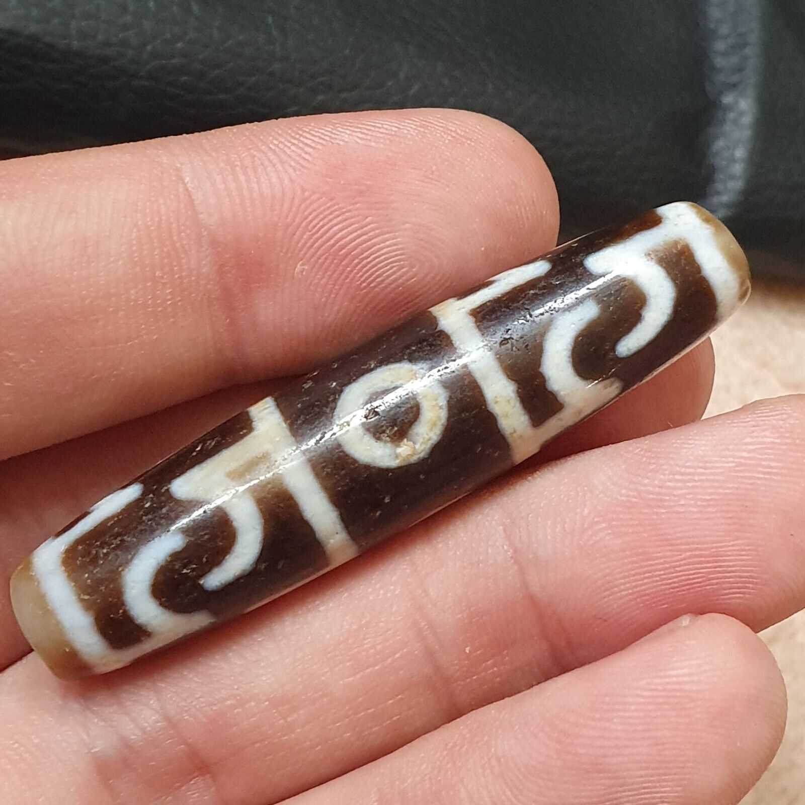 Himalayan Tibetan dzi bead Tasso amulet Agate Bead PR8