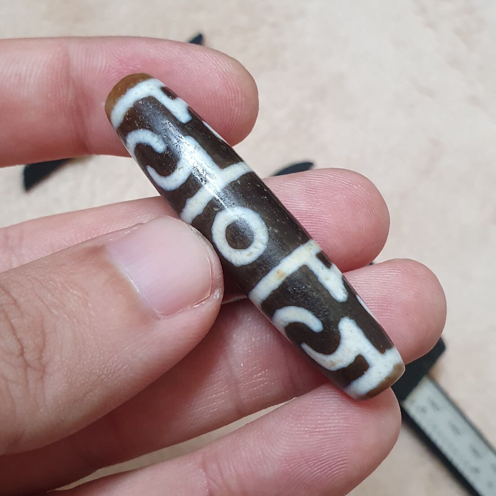 Himalayan Tibetan dzi bead Tasso amulet Agate Bead PR8