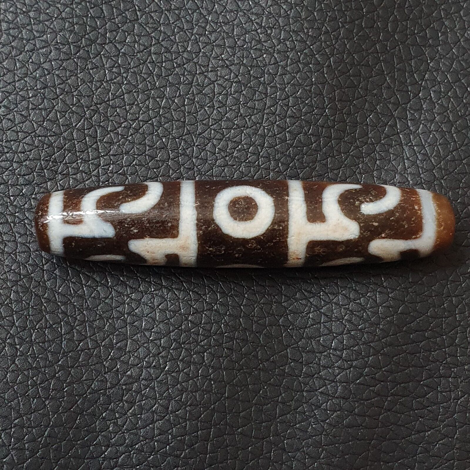 Tibetan Nepalese dzi bead Unique Pattern old amulet Agate Bead PR-1