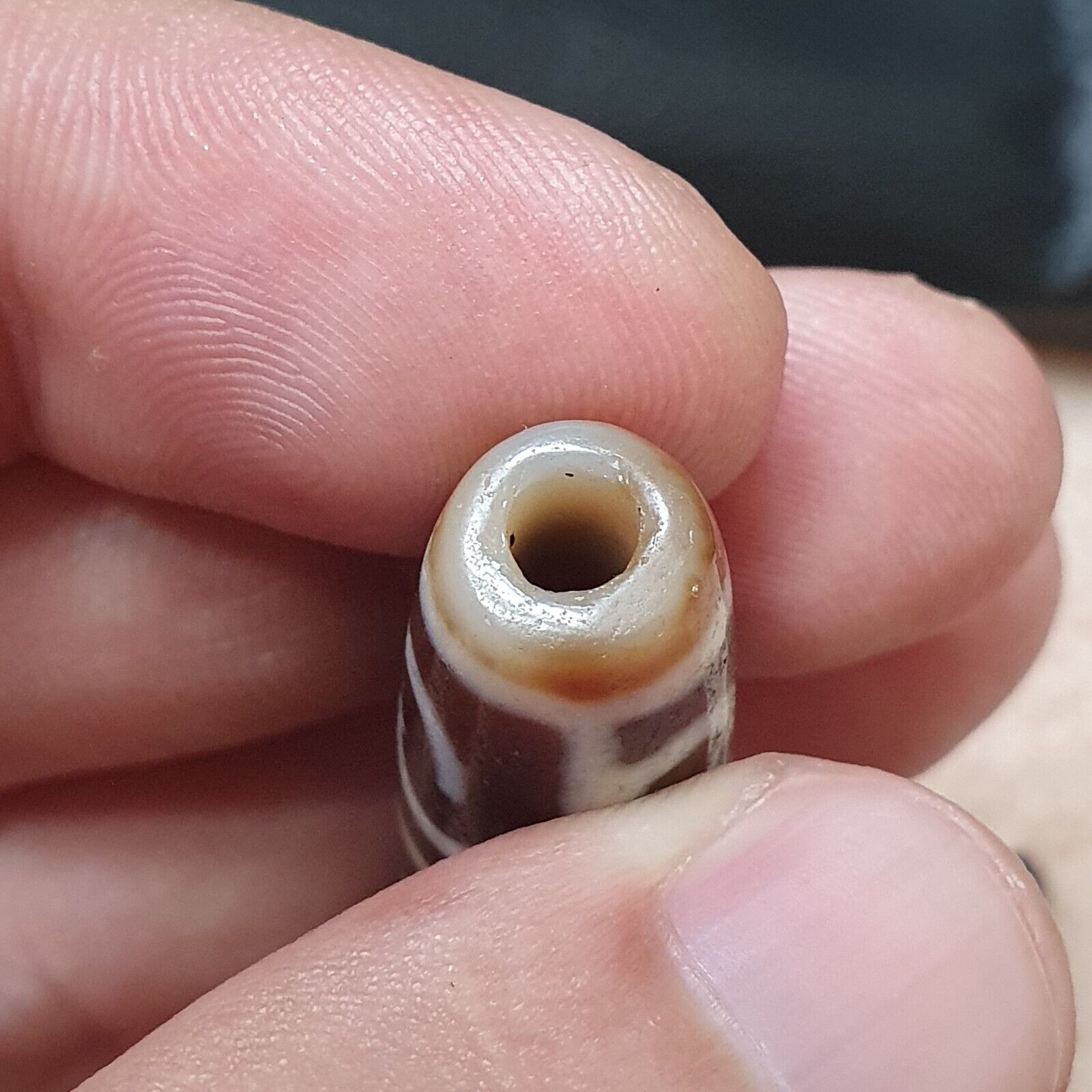 Himalayan Tibetan dzi bead Tasso amulet Agate Bead PR8