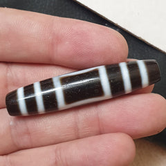 Himalayan Tibetan dzi bead Square and Circle Eyes amulet Agate Bead PR-4