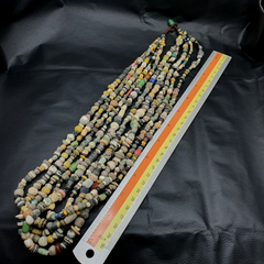 Authentic Ancient Islamic Roman Era Beads Strand Necklace 6 Strands RM-2