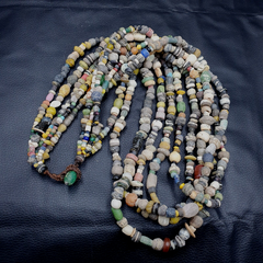 Authentic Ancient Islamic Roman Era Beads Strand Necklace 6 Strands RM-2