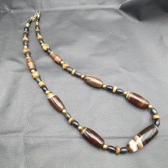 Vintage beads antique Indo Tibetan Himalayan Tibetan Agate necklace YMN1