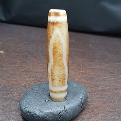 Vintage Old Indo Tibetan Agate Stone pure 1Eye Rare Pattern